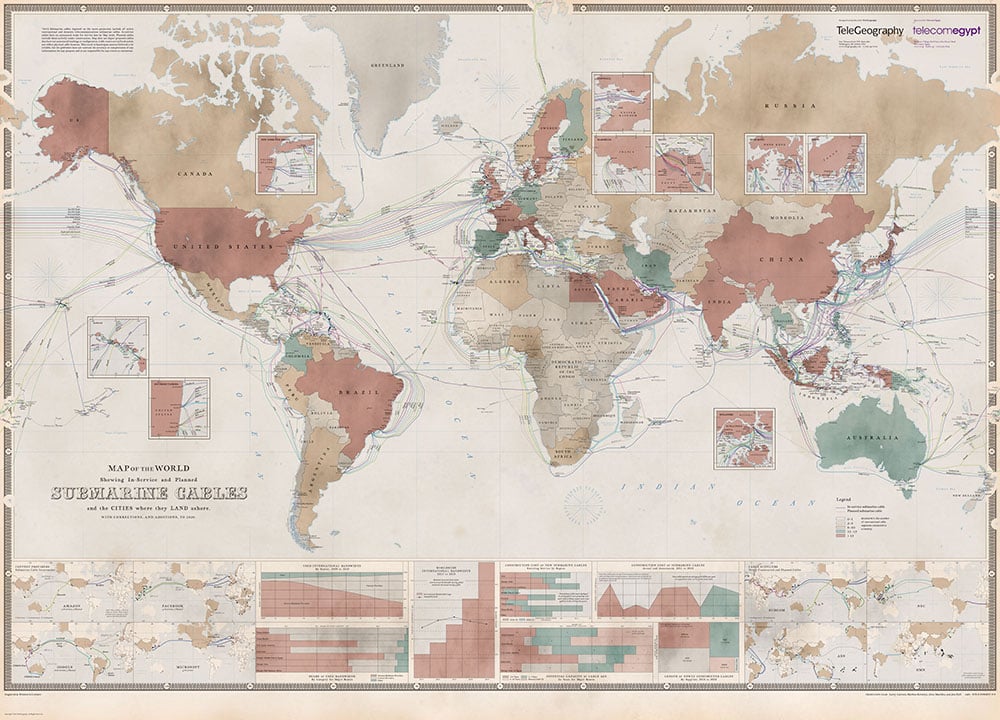 The 2020 Submarine Cable Map