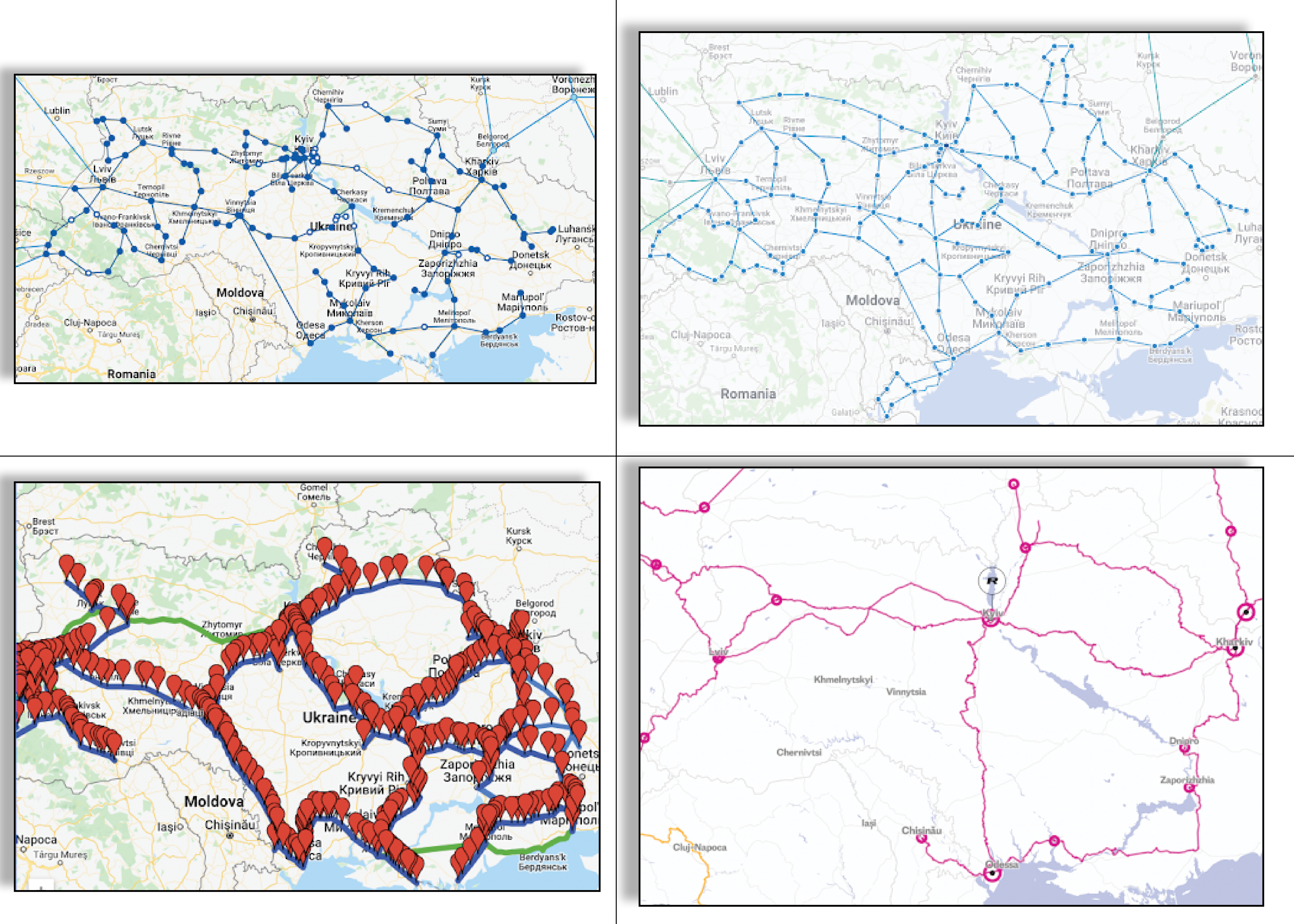 Ukranian Backbone Maps