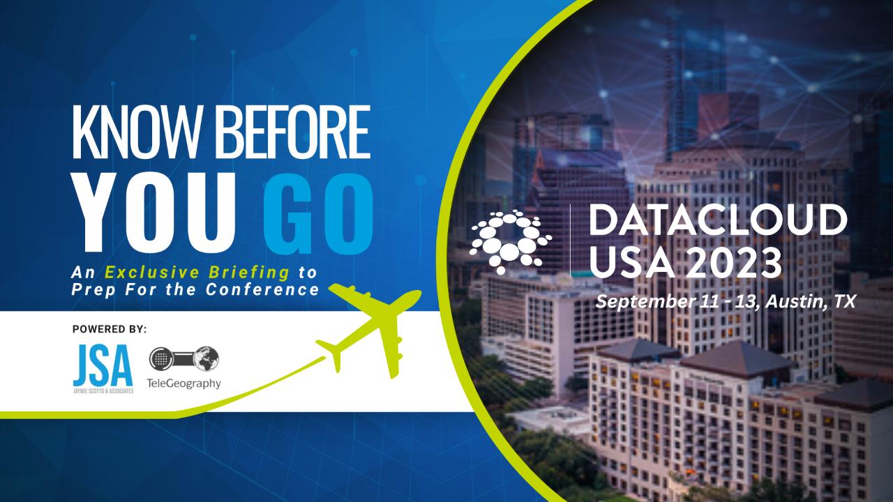 Know Before You Go: Datacloud USA 2023